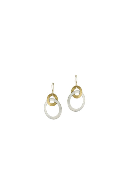 Intertwined Ring Earring