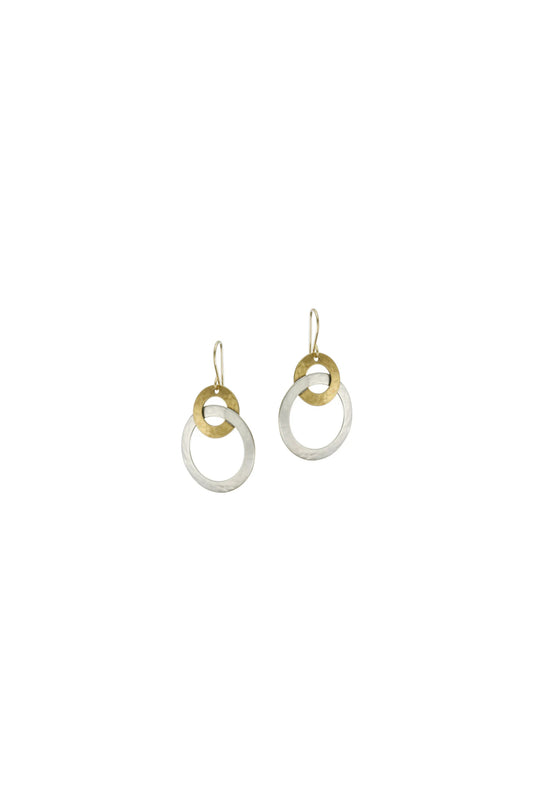 Intertwined Ring Earring