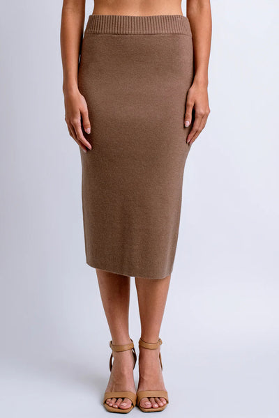 Issa Mid Length Knit Skirt