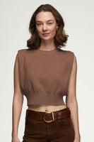 Issa Sleeveless Cropped Sweater