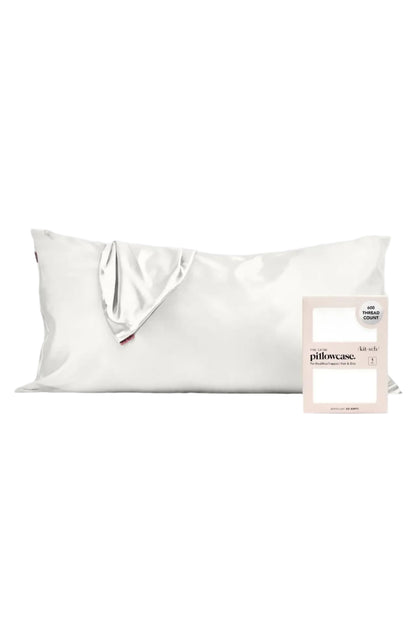 Ivory Satin King Pillowcase