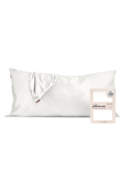 Ivory Satin King Pillowcase