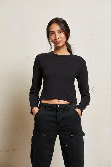 Jamie Long Sleeve Tee True Black