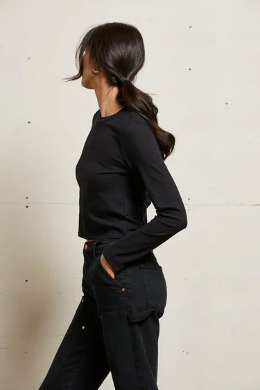 Jamie Long Sleeve Tee True Black
