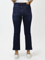 Jeanne Mid Rise Cropped Flare Jean