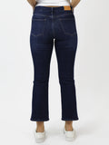 Jeanne Mid Rise Cropped Flare Jean