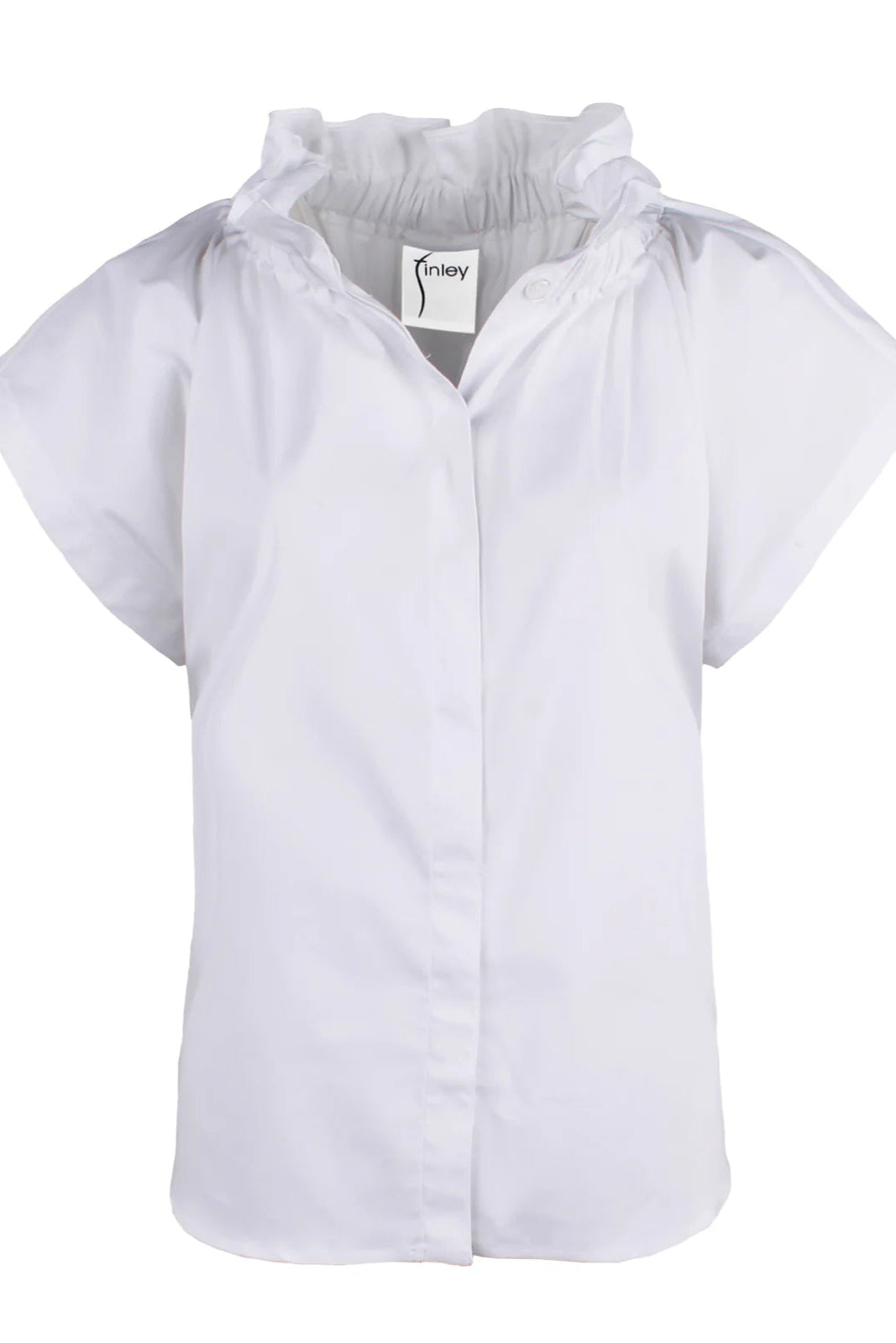 Jenny Ruffle Detail Blouse White