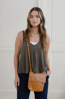 Jensy Front Flap Bag Chestnut