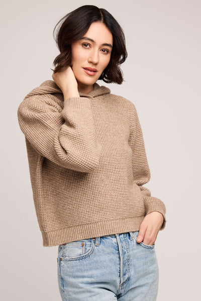 Jessica Waffle Knit Hoodie