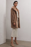 Jewel Faux Fur Coat