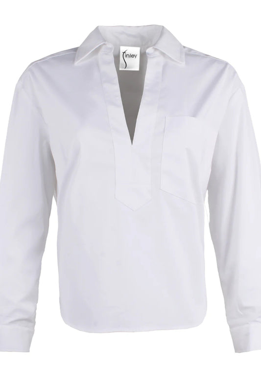 Joni Popover Shirt White