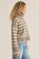 Josephine Stripe Turtleneck Sweater