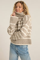 Josephine Stripe Turtleneck Sweater