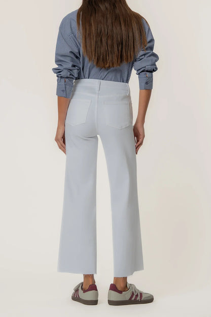 Meg High Rise Wide Leg Optic White