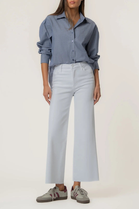 Meg High Rise Wide Leg Optic White