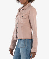 Kara Frayed Hem Denim Jacket