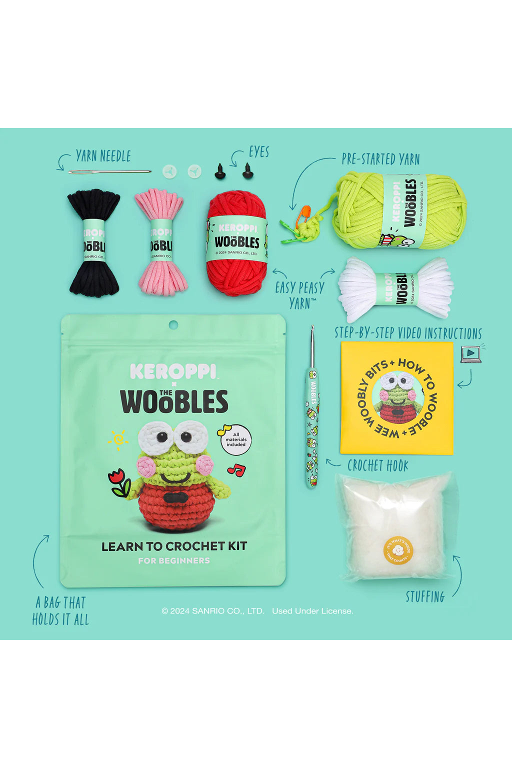 Keroppi™ Crochet Kit