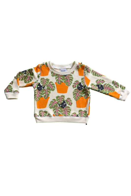 Kids Cat in Pot Sweatshirt