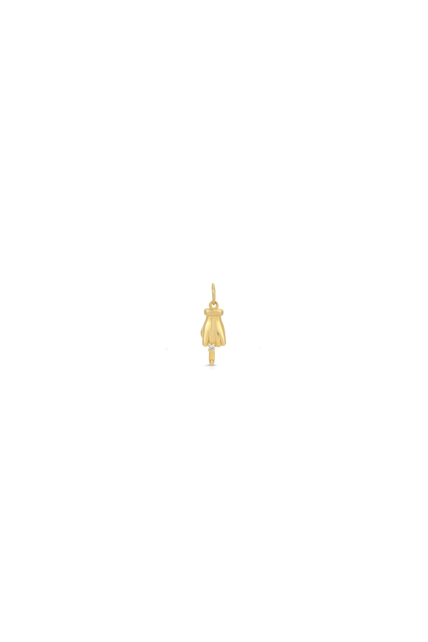 Kiss Off Middle Finger Charm
