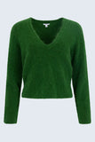 Kit V-Neck Plush Sweater