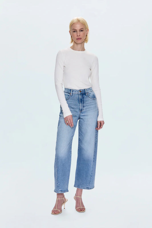 Kyra High Rise Bowed Ankle Terrace