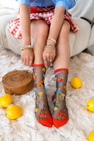 La Dolce Vita Sheer Crew Sock