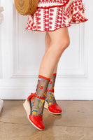 La Dolce Vita Sheer Crew Sock
