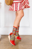 La Dolce Vita Sheer Crew Sock