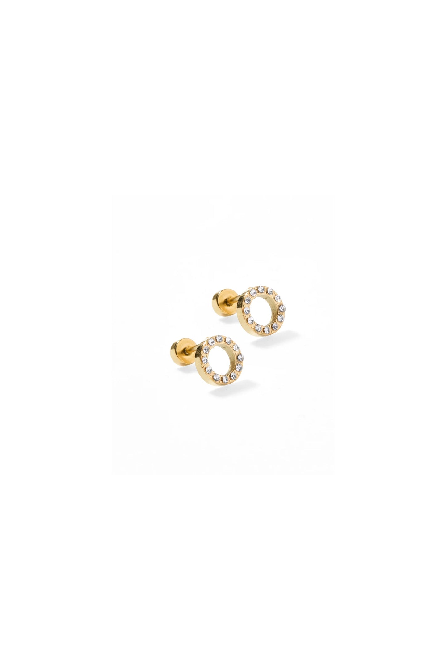 Lainey Screwback Studs Gold