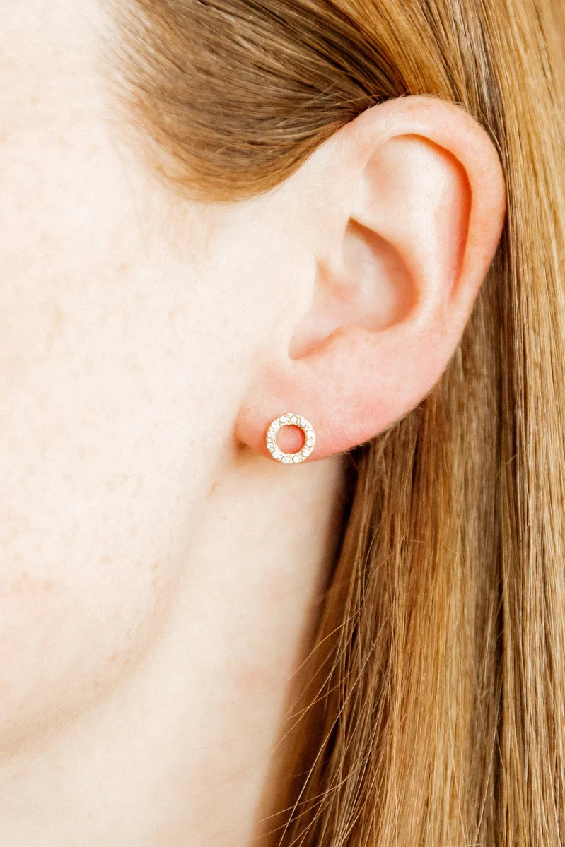 Lainey Screwback Studs Gold