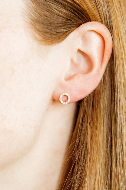 Lainey Screwback Studs Gold