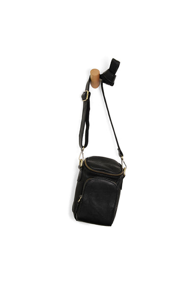 Lana Water Bottle Crossbody Black
