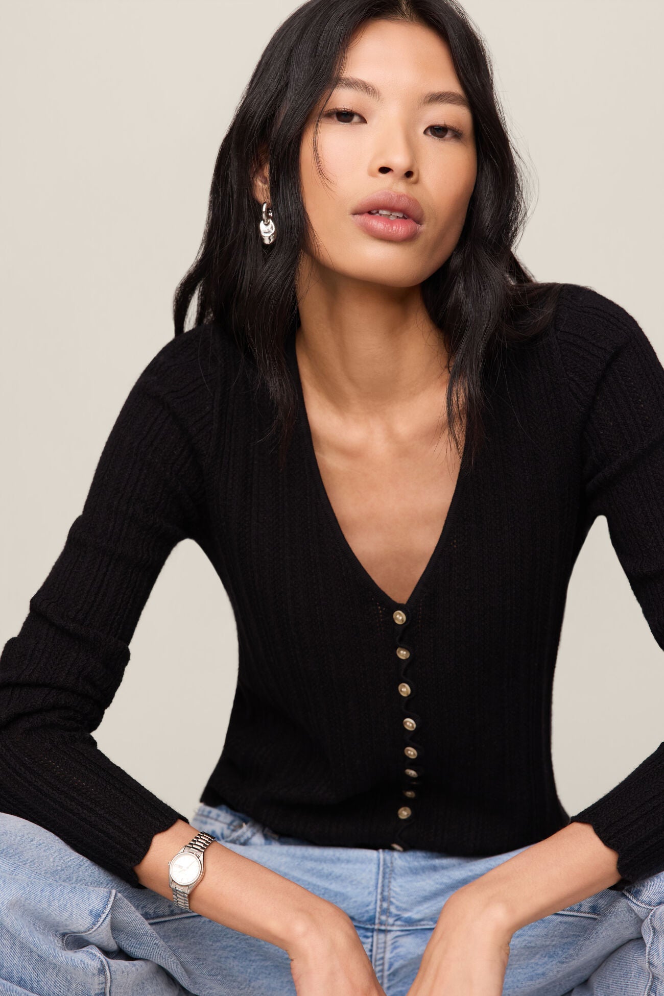 Landa Pointelle Top