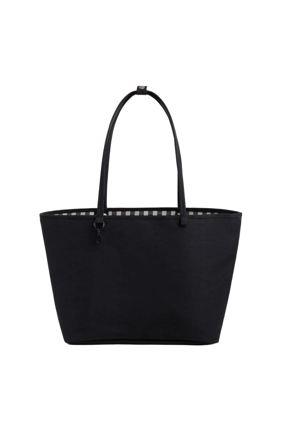 Large Nylon Reversible Tote Black Mix