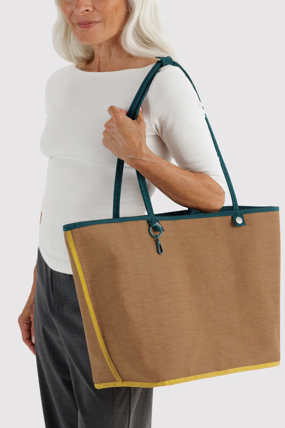 Large Nylon Reversible Tote Deep Sea Mix