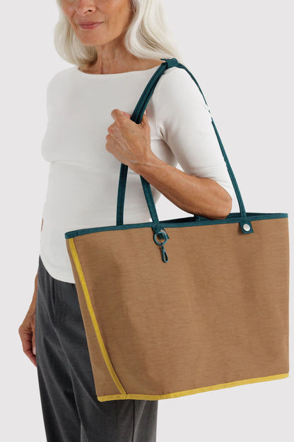 Large Nylon Reversible Tote Deep Sea Mix