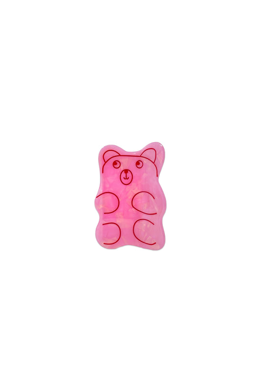 Large Pink Gummy Bear Hair Claw