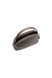 Larissa Double Zip Dome Crossbody Metallic Bronze