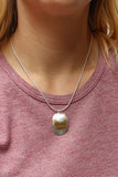 Layered Faceted Ovals Necklace