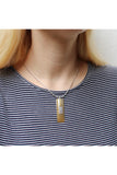 Layered Rounded Rectangles Necklace