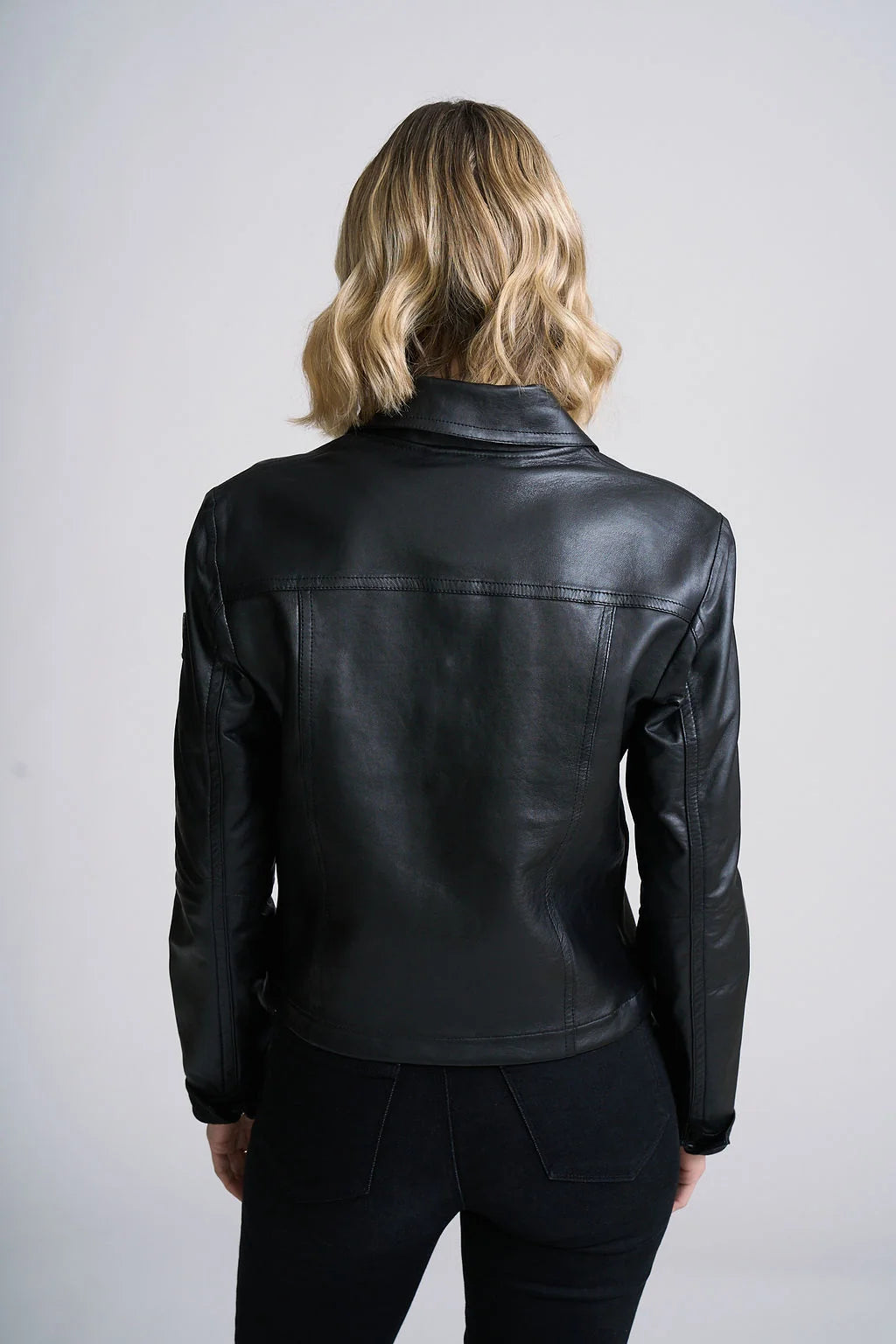 Lefei Leather Jacket Black