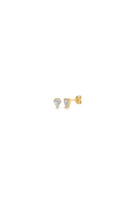 Leona Silhouette Cut Stud Earrings