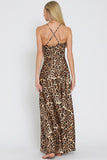 Leopard Print Maxi Dress