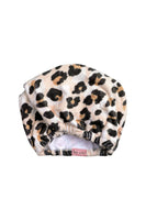 Leopard Microfiber Hair Towel
