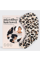 Leopard Microfiber Hair Towel