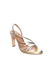 Lexi Metallic Strappy Heel
