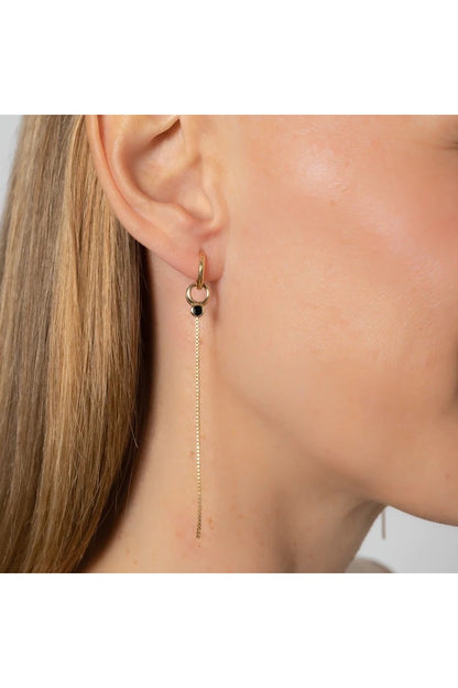 Lilou Drop Hoop Earrings