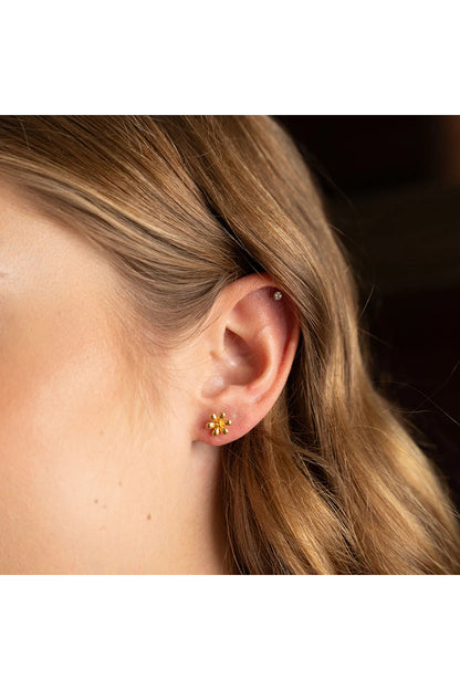 Lily Flower Stud Earring
