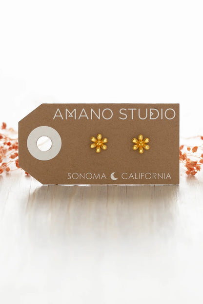 Lily Flower Stud Earring