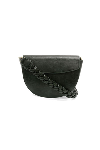Linda Crescent Crossbody Forest Green